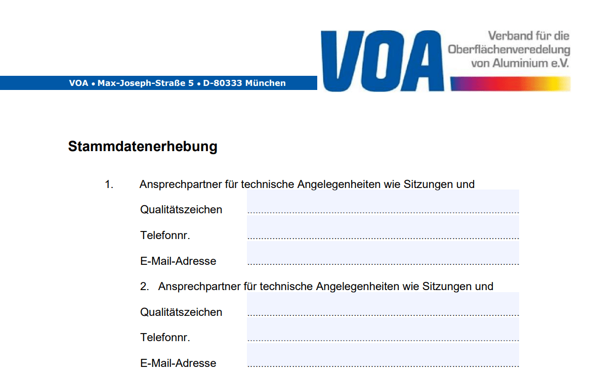 Stammdaten