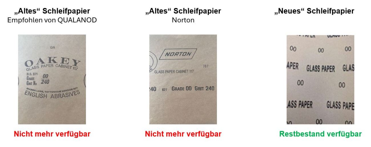 Glasschleifpapier