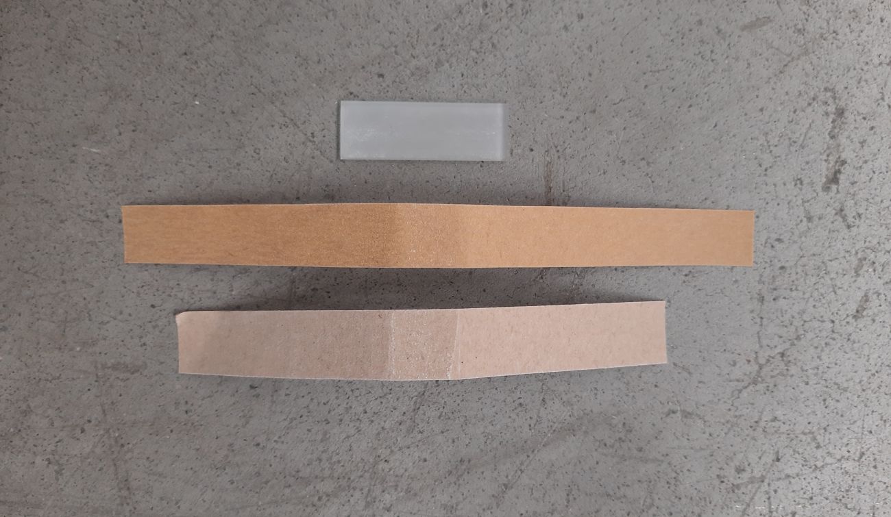 Glasschleifpapier und -feilen