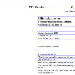 Vermeidung bei beschichteten Aluminium-Bauteilen